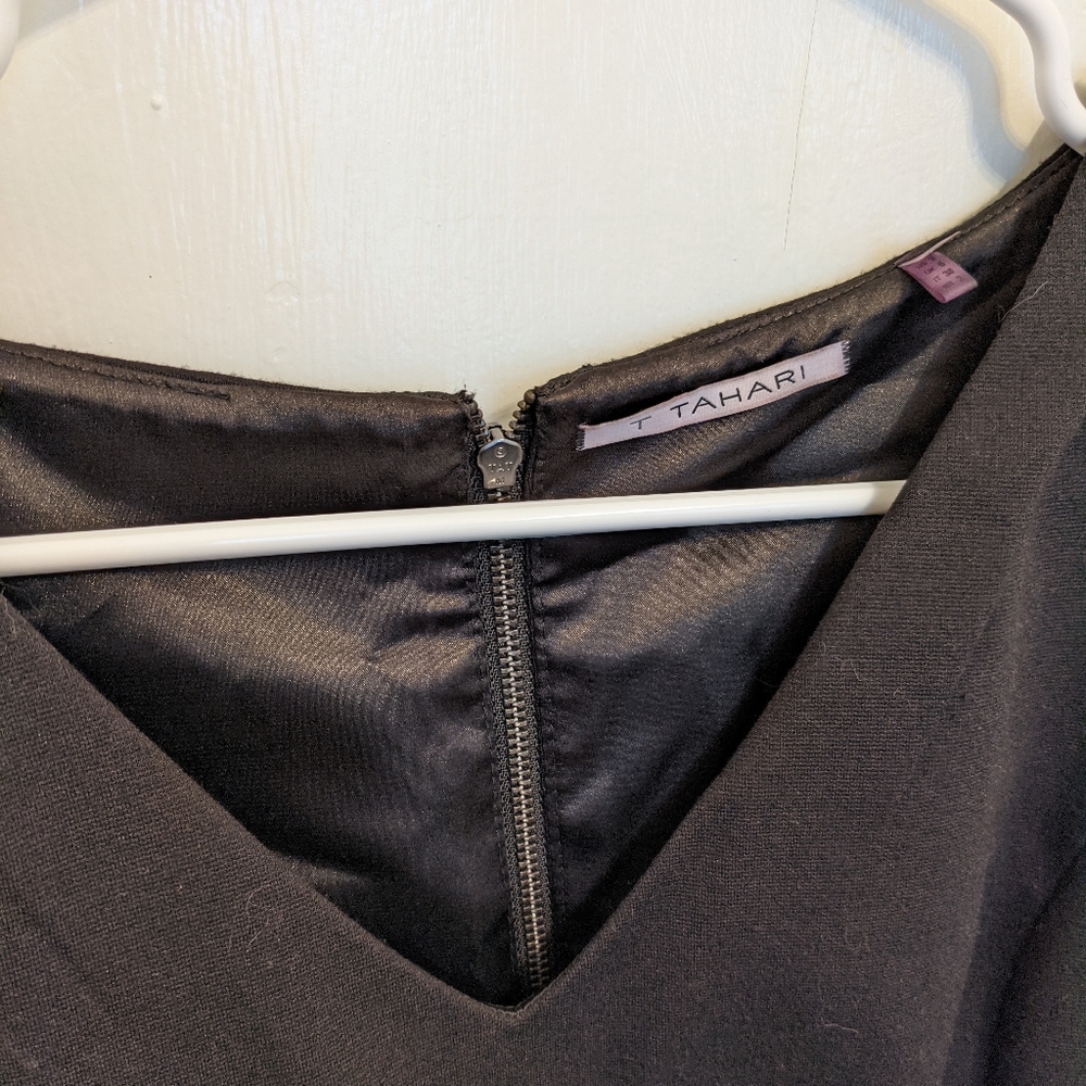 T. Tahari Black Sheath Dress